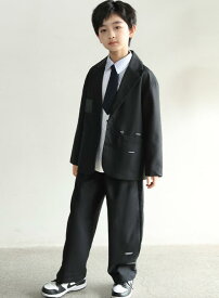 4点セット 入学式 卒業式 スーツ 男の子 フォーマル カジュアル スーツ キッズ B系 セットアップ ファッション 小学生 中学生 高校生 発表会 入学式 卒園式 結婚式 写真撮影 冠婚葬祭 バースデー かっこいい 派手