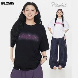 6/8限定★全品10%OFFクーポン! 【CBX LAB】ダンス 半袖 トップス tシャツ 冷感 薄手 涼しい ブラック ホワイト レディース 可愛い 練習着 レッスン着 ストリート hiphop ヒップホップ ガールズ ダンスウェア