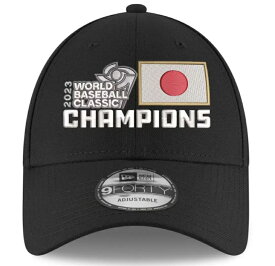 【新品】2023WBC優勝記念キャップ　日本未発売、海外限定モデル　ニューエラ　NEW ERA カラーブラック、黒 納期　 マイアミ　帽子　MLB公式キャップ　正規品
