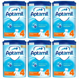 【800g 6個セット・2歳から】Aptamil (アプタミル) 乳児用 粉ミルク [ヌクレオチド配合]【まとめ買いでお得! 厳しい ヨーロッパ 基準の粉ミルク!】