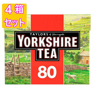 [80ܓ 4Zbg] TAYLORS of HARROGATE YORKSHIRE TEA ( [NV[eB[) CMXg [ڈz2-3T]