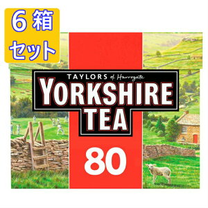 [80ܓ 6Zbg] TAYLORS of HARROGATE YORKSHIRE TEA ( [NV[eB[) CMXg