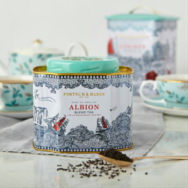 [250g x 6缶セット] FORTNUM & MASON Albion Blend Tea Loose Leaf Tin フォートナム・アンド・メイソン アルビオンブレンド リーフティー 英国紅茶 [イギリス直送]