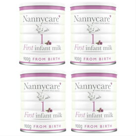 【800g 4缶セット・0カ月から】Nannycare First Infant Goat Milk Based 乳児用ヤギミルク【まとめ買いでお得！】
