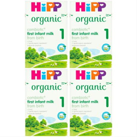 [800g 4箱セット・0カ月から] HiPP(ヒップ)organic COMBIOTIC オーガニック粉ミルク【まとめ買いでお得!】