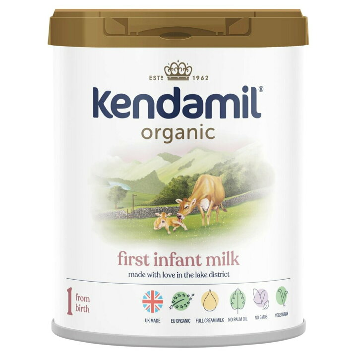 楽天市場】【800g 4個セット・新生児から】Kendamil Organic 