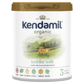 【800g 4個セット・1歳から】Kendamil Organic（ケンダミル オーガニック）3 Toddler Milk パーム油フリー 乳児用粉ミルク【12ヶ月から】【英国発送】