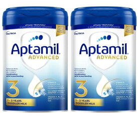 【800g 2個セット・1歳から】New Aptamil ADVANCED 3 Growing Up milk (アプタミルアドバンスト) 乳児用粉ミルク