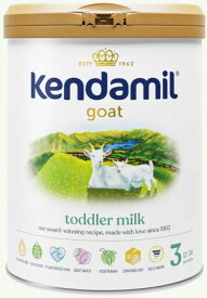 【800g 4個セット・1歳から】Kendamil goat（ケンダミル ヤギ）3 Toddler Milk パーム油フリー A2 乳児用粉ミルク【12ヶ月から】【英国発送】