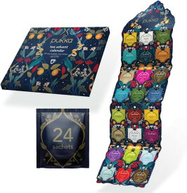 [24サシェ 1箱] Pukka Herbs Tea Advent Calendar（ プッカハーブティーアドベント カレンダー ティーバッグ ) [英国発送]