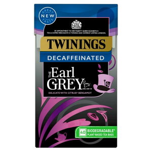 [40ܓ 4Zbg] Twinings Decaffeinated Earl Grey Tea (gCjO JtFCX A[OCeB[) CMXg [p]