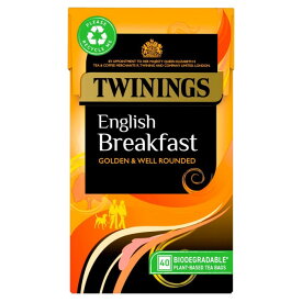 [40袋入り 4箱セット] Twinings English Breakfast Tea (トワイニング イングリッシュブレックファストティー) イギリス紅茶 [英国直送]