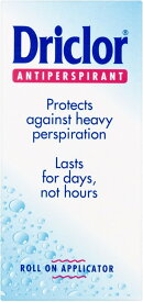 [20mlx 3個セット] ドリクラー 制汗剤 ロールオンアプリケーター[ Driclor Antiperspirant Roll On Applicator ] わき汗対策 脇汗 匂い 汗止め 汗染み【英国発送】