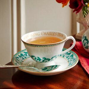 [Rl[VeB[Jbvƃ\[T[1Zbg] FORTNUM & MASON Fortnum's Coronation Teacup and Saucer [limited-edition]tH[giEAhEC\ Rl[VeB[Jbv\[T[ [`[Y