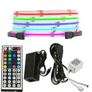 FCOB COB RGB LEDe[vCg x tLVu LEDe[vCg 5M 576LEDs/m 4PIN RGB 10mm XgbvCg DC12V F ό`\ ؒf\ Q Lb`z[  GlM[NX 
