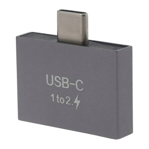 USB-C 1to2 Xvb^[ IXX USB CIX-fAUSB CXXvb^[ Ro[^[ A_v^[ RlN^[ USB C PD[d Powerbank oCobe[ m[gp\R 