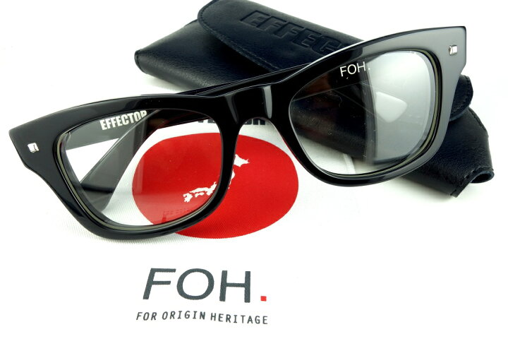 楽天市場】EFFECTOR/エフェクター FOH. BK【基本レンズ無料】【送料  