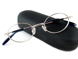 KSD K-01オーバルメタルフレームシルバー/七宝チタンTITANフレーム洗練されたデザインメガネフレーム度あり度なしサングラスレンズ交換可能基本レンズ無料知的 上品特別価格