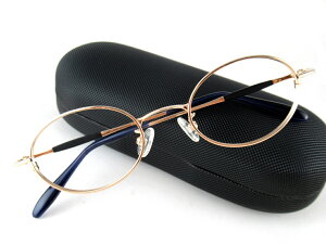 KSD K-02オーバルメタルフレームゴールド/七宝チタンTITANフレーム洗練されたデザインメガネフレーム度あり度なしサングラスレンズ交換可能基本レンズ無料知的 上品特別価格