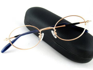 KSD K-03オーバルメタルフレームマットゴールド/七宝チタンTITANフレーム洗練されたデザインメガネフレーム度あり度なしサングラスレンズ交換可能基本レンズ無料知的 上品特別価格