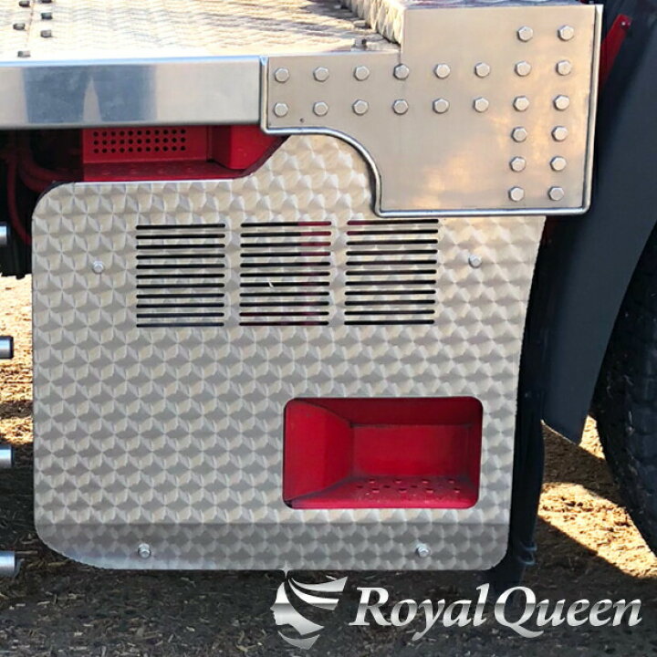 楽天市場 送料無料 日野 新型 17 プロフィア ヘッド車 トラクター用 マフラーカバー ウロコ柄 トラック デコトラ パーツ トラック用品 ステンレス プロフィア Hino Royalqueen Royal Queen