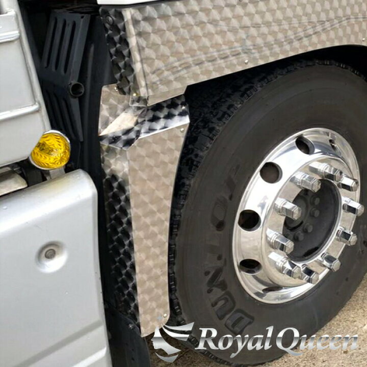 楽天市場】【送料無料】【UDTRUCKS UD クオン ステンレス マッドガード 