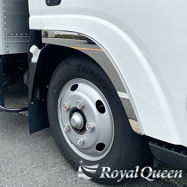 【送料無料】少し訳あり【いすゞ 07エルフ ハイキャブ フェンダーパネル ステンレス 鏡面 左右セット】いすゞ エルフ トラック デコトラ パーツ  トラック用品 RoyalQueen【RQFP7I】 | Royal Queen