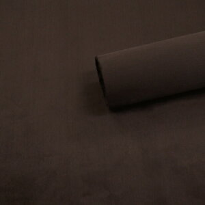 【送料無料】【ノリ付き♪スエード調生地シート 単色 2-18ダークブラウン 幅約145cm×1m】カッティングシート 内装 車内 張替え 壁紙 シール 送料無料 RoyalQueen