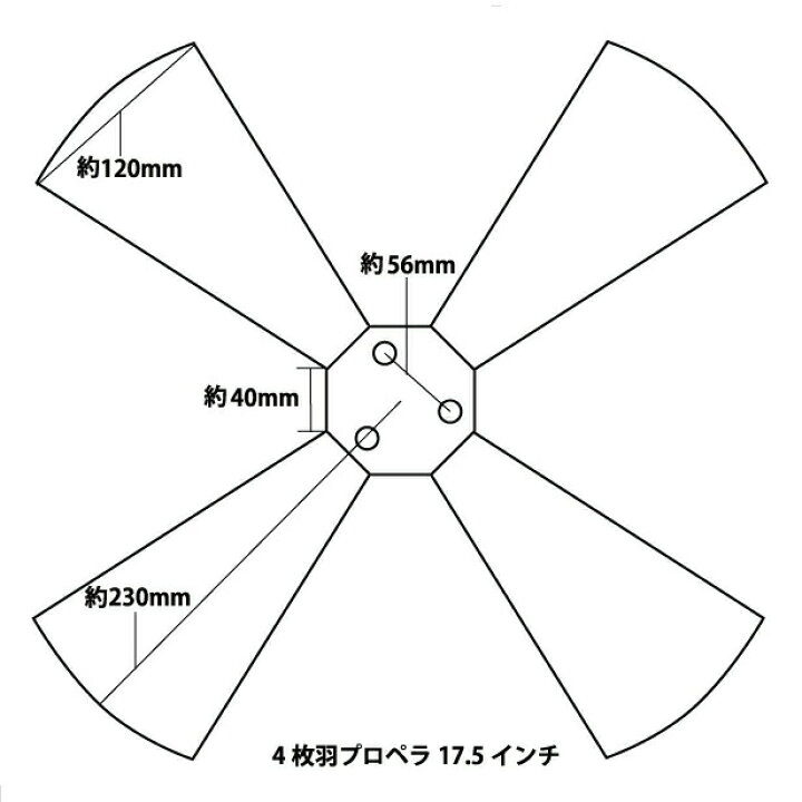 楽天市場】在庫処分セール♪【送料無料】【4枚羽 プロペラ スピンナー 