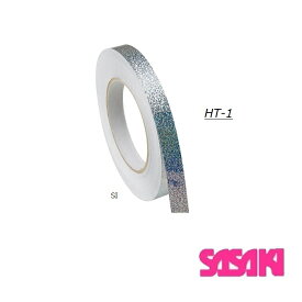 新体操 ミラクルテープ（ホログラム加工）33m HT-1 SASAKI ササキスポーツ　デコ　フープ　スティック　クラブ　シルバー