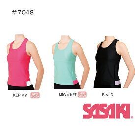 【2024 new color】新体操　ササキスポーツ　Yバックトップ（ルーズFIT・カップポケット付き） #7048 SASAKI