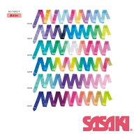 【2026 New color】新体操 アートグラデーションリボン 5m MJ-715AG-F SASAKI ササキスポーツ　手具