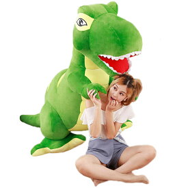 恐竜のぬいぐるみ リアル恐竜 おおあご キョウリュウ お誕生日プレゼント 大きい 手触りふわふわ 動物ぬいぐるみ 抱き枕 男の子 ギフト 贈り物 店飾り おもちゃ 全長210cm