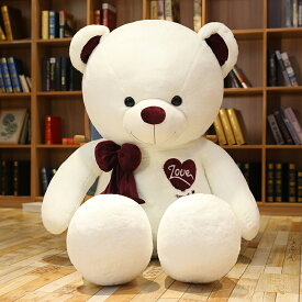 「全長90cm」くま ぬいぐるみ 大きい くま ぬいぐるみ 特大 くま 大きいぬいぐるみ teddybear テディベア くまのぬいぐるみ 大 セーター付き クリスマス お誕生日プレゼント 店飾り インテリア全長 90cm