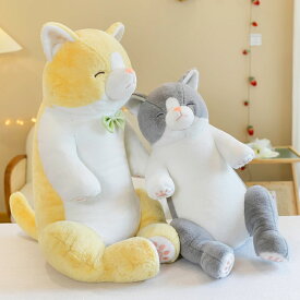 長い萌え猫ぬいぐるみ 抱き枕 猫 本体 だきまくら添い寝枕 ソフト抱き枕 誕生日プレゼント ねこ ネコ 枕 可愛いねこ