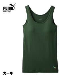 ジュニア女子 ガールズ カップ付き タンクトップ PUMA 140/150/160 ホワイト/ブラック/ネイビー/カーキ RENU プーマ ジュニア スクールインナー ストレッチやわらかインナー ベーシック 成長期 女子 ティーンズインナー 部活 吸湿 吸水 差込パット