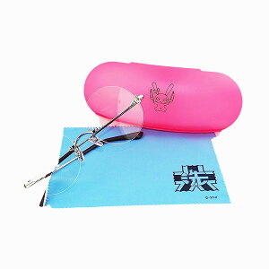 大野あや ガールズ&パンツァー めがね 最終章 ガールズパンツァー ウサギさんチーム TYPE-AYA ガルパン 透明サングラス ラウンド UVカット リムレス ユニセックス アニメ GIRLS and PANZER キャラ