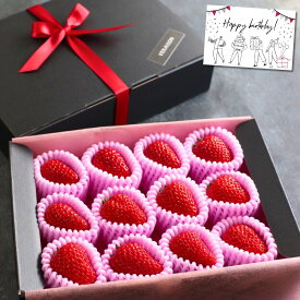 【選べるメッセージカード】クリスマス いちご ギフト 濃厚 紅ほっぺ かおり野 すず 岡山 250g フルーツ ギフト リボン化粧箱 新鮮 当日収穫をその日発送 メッセージカード無料 誕生日 メッセージ