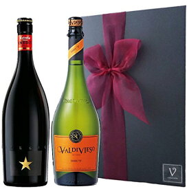 【選べるメッセージカード】バレンタイン ワイン ギフト ビール ワイン ギフト 2本セット 高級プレミアム ビール イネディット ビール バルディビエソ ブリュット スパークリング ワイン 750ml リボン化粧箱 ワイン セットシャンパン 誕生日 メッセージ