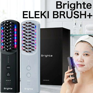 Brighte �u���C�g ELEKI BRUSH+ �G���L�u���V ����� EMS RF LED���� ���t�g�A�b�v