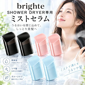 Brighte �u���C�g �~�X�g�Z���� 2�Z�b�g �V�����[�h���C���[��p MIST SERUM SHOWER DRYER �~�X�g×2�� ��4������