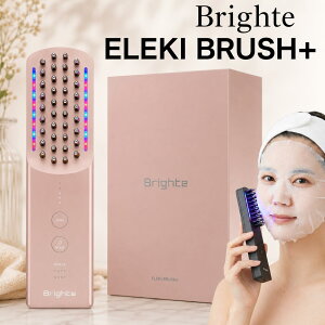 Brighte �u���C�g ELEKI BRUSH+ PINK �G���L�u���V �s���N ����� EMS RF LED���� ���t�g�A�b�v