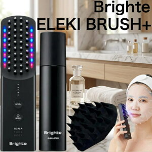 Brighte �u���C�g ELEKI BRUSH+ �G���L�u���V ��p���ϐ� �X�J���v�u���V �Z�b�g ����� EMS RF ���t�g�A�b�v �X�L���P�A
