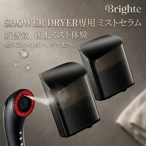 Brighte �u���C�g �~�X�g�Z���� 2�Z�b�g �V�����[�h���C���[��p MIST SERUM SHOWER DRYER �~�X�g×2�� ��4������