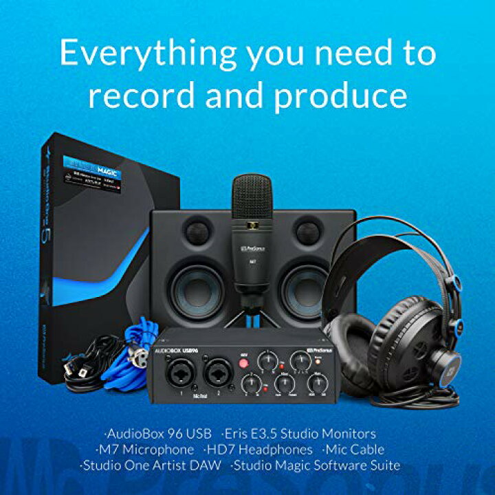 楽天市場】PreSonus AudioBox Studio アルティメットバンドル 25周年 