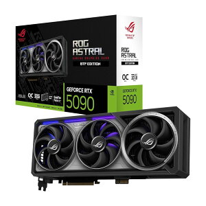 ASUS NVIDIA GeForce RTX 5090 �r�f�I�J�[�h 32GB GDDR7 PCI Express 5.0 / ROG-ASTRAL-RTX5090-O32G-GAMING �������K�㗝�X�i