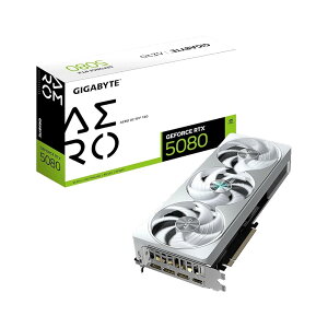 GIGABYTE NVIDIA Geforce RTX5080 ���� �O���t�B�b�N�{�[�h GDDR7 16GB �M�K�o�C�g �y�������K�㗝�X�i�z GV-N5080AERO OC-16GD