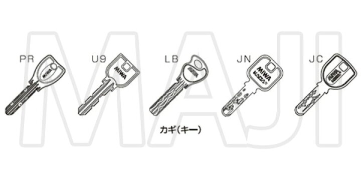 楽天市場】MIWA,美和ロック ノンタッチキーヘッド TLNT-K02A用 内外 
