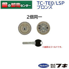 [2個同一]FUKI フキ　30650601　 ティアキー TC-TE0/LSP MIWA TE/LE錠対応 ブロンズ色 キー5本