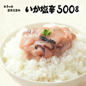 いか塩辛 たっぷり 500g (500g×1袋）業務用 大容量 冷凍 イカの塩辛 珍味 おつまみ ご飯のお供 晩酌 父の日 いか イカ ギフト ご褒美 お酒の肴